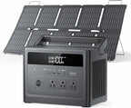 DaranEner Portable Power Station 600W with 100W Solar Panel, 576Wh LiFePO4 Solar Generator, 3 AC Outlets(1200W Surge), 100W USB-C PD, Fast Recharge for Camping, RV, Power Outage, Emergency Backup