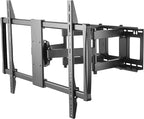 HumanCentric Heavy Duty Full Motion TV Wall Mount for 75-100" TVs, 176lb Capacity, 15° Tilt, 45° Swivel, 24" Extension, Max VESA 900x600mm, Flat or Curved, for Wood or Concrete, Hardware Included