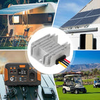 ELFCULB 8V-40V to 12V Voltage Regulator 3A 36W DC Step Down UP Converter for Golf Cart Club Car