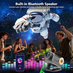Rossetta 3D Projector, 60 Themes HD 3D Galaxy Projector with Bluetooth Speaker & Remote, 1H/2H Timer, Night Light for Bedroom, Home Decor, Party, Valentines Day, Gifts for Adults, Girls, Boys