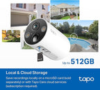 Tapo MagCam 2K Solar, Outdoor Battery Camera+Magnetic Base+Solar Panel, Wireless Camera, 2K QHD, 150° Super-Wide FOV, Free Person/Vehicle/Pet Detection, SD/Cloud Storage, Starlight Color Night Vision