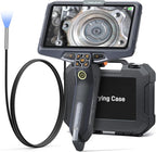 Teslong Ultra-Thin 3.9mm Industrial Endoscope with Lights, 6" IPS Screen Hnadle Borescope Automotive Mechanic Inspection Camera with 6000mAh Battery, 5FT Flexible Waterproof Gooseneck Probe