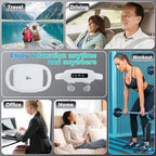 6 Head Massage Gun Deep Tissue with 9 Levels & 9 Modes, Electric Massager Tool for Legs, Arms, Waist, Back, Buttocks - Full Body Muscle Pain Relief, Ideal Gifts for Women, Men, Mom, and Dad