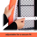Oliso Ironing Board Cover, Durable 100% Cotton Lined with Professional Grade Felt pad - Fits Standard 54” x 15" Boards, a Wide Elastic Edge, Two Adjustable Straps for Secure Fit (Coral)