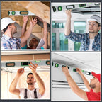 Kanayu Digital Level Digital 40'' LCD Display Magnetic Torpedo Level Tool Protractor Electronic Dust and Waterproof Smart Torpedo Tool for Construction Measuring Home Supplies