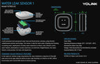 YoLink X3 Version Smart Water Leak Protection Kit: X3 Valve Controller, Bulldog, (4) Leak Sensors & Hub