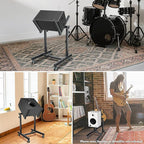 UPELLA Heavy Duty Amplifier Stand, Adjustable Amps Speaker Cabinet Stand Combo Holder, Audio Rack, Guitar Amplifier Stand