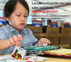 Smile4Autism Loose Visual Picture Cards, Receptive and Expressive Language, Speech Articulation Therapy, ASD, ADD, ADHD, Apraxia, & Stroke Patients (Small Laminate, Spanish Looose Lami)