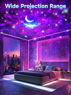 One Fire Galaxy Light Projector, 42 Colors Star Projector Galaxy Light+Moon+Clouds, Unique Rhythm Mode, Dimmable+Remote Control Starlight Projector, Adults, Kids