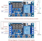 [2 Pack] DC 6-30V Timer Relay Programmable Delay Relay Module Cycle Timer with LED Display / 5V Micro USB, Smart Home Controller