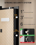 TIGERKING 11.5 Cu Ft Large Heavy Duty Home Security Safe – Digital Touchscreen Lock, Anti-Theft, Adjustable Shelves, Easy to Use, Jewelry & Valuables, Ideal for Home or Office (Black, Classic Style)