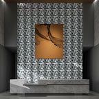 Art3dwallpanels 33 Pack 3D Wall Panel Diamond for Interior Wall Décor, PVC Textured Wall Panels, 12''x12'' Cover 32.Sq.Ft. Patina Bronze