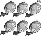 AIKVSXER 200W LED Barn Light 30000LM Dusk to Dawn LED Outdoor Area Security Light with Photocell IP66 Waterproof 6500K Daylight for Yard Street Farm Garden Garage 6 Pack