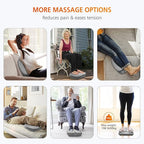 Snailax Vibration Foot Massager with Heat,Remote Control,Adjustable Vibration Speed Electric Massager Machine for Circulation,Plantar Fasciitis, Pain