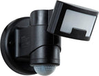 Outdoor Motion Sensor Tracking LED Floodlight Security Light (Black) Versonel Nightwatcher VSL90, Rotating Movement for Intruder Deterrent
