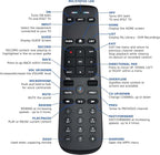 DirecTV AT&T TV Now RC82V 2nd Generation Gemini Stream Voice Recognition Replacement Remote Control, Compatible with C71KW-200 & C71KW-400 Osprey Receiver Set-Top Boxes - Requires Compatible Receiver