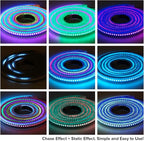 BTF-LIGHTING WS2811 WS2812B 1903 DC5/12V 14keys Wireless RF RGB LED Controller 300 Kinds of Changes Digital Color LED Pixel Strip modules Input=Ouput Voltage Perfect for DIY Project Black