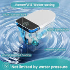 HOROW Artistic Smart Toilet with Powerful Flush, Auto Open/Close Lid, Bidet with Instant Warm Water, Elongated Heated Seat, Dryer, Night Light, Deodorization