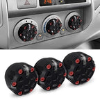 2nd Gen Tacoma Accessories AC Knob Upgrade - 2005,2006,2007,2008,2009,2010,2011,2012,2013,2014,2015 Tacoma Climate Control Dial Mods Set - 2nd Gen Tacoma Mods - for Toyota Interior Replacement Kit