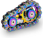 Valentines Day Gifts for Teens Boys Metal Fidget Spinner Toys for Adults Figette Bike Chain Roller Cool Gadgets ADHD Anxiety Stress Relief Items Figet Desk Offices EDC Men Christmas Stocking Stuffers