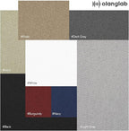 Olanglab Acoustic Panels 2 Pack, 48''x24'' Large Sound Panels, Fabric Wrapped Sound Proof Foam Panels for Walls, Sound Absorbing Panels for Recording Studio Acoustical Treatments (Light Grey)