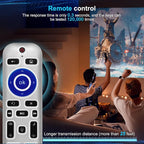 2 Pack Backlit Remote Control Only for Roku TV, Fit for TCL/Onn/Hisense/Element/Sharp/Philips/Westinghouse/Insignia/JVC/RCA/Hitachi/Sanyo Roku Series TVs (Not for Roku Stick and Box)-Silver