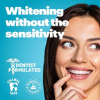 Lumineux Teeth Whitening Strips Kit - 9 Treatments (1 Month) - Peroxide Free - Enamel Safe for Whiter Teeth - Whitening Without The Sensitivity - Dentist Formulated - Sensitivity Free