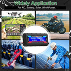 Yunsailing 2 Pcs 200A High Precision Watt Meter Power Analyzer Battery Consumption Performance Monitor Amp Meter Monitor with Backlight Digital LCD Screen for RC Solar Voltage Current Power (60V)