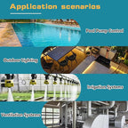 T104 Electromechanical Timer Switch Versatile Scheduling Manual Override,1-12 Cycles Per Day - Manual Override,Mechanism Only