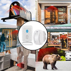 KCMYTONER Wireless Motion Sensor Detector Security Alarm Chime, Motion Sensor Doorbell, Door Chime for Business Entry, Shop Store Office Home Front Door Entry, 1 Receiver 1 Motion Sensor 1 Remote