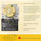 T104M Mechanical Timer Switch (Mechanism Only),208-277 VAC 5HP 40A DPST Pool Pump Timers Replacement,24-Hour 12 ON/Off Electromechanical Timer Switch for Pool Pump Water Heater Lighting