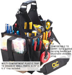 CLC Custom LeatherCraft 1528 Large Electrical and Maintenance Tool Carrier, Black