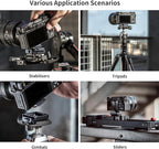 PGYTECH Quick Release Plate +Adapter w/Arca Swiss Clamp Camera Mount for Sony/Nikon/Fuji/DJI Quick Setup Mount with Tripods Adapter