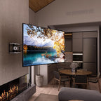 Mount-It! The Beast Full Motion TV Wall Mount for Extra Large 85, 90, 98, 100, 110" TVs with 39 Inch Long Reach Extension Arms - 275 Lbs Capacity Heavy Duty Dual Arm TV Mount