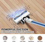 BSNAW Cordless Vacuum Cleaner for Home, 8-in-1 Lightweight Stick Vacuum with 45Mins Runtime, Powerful Suction, Anti-Tangle, Rechargeable Cordless Vacuum for Hardwood Floor Carpet Pet Hair, W-N505