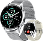 Smart Watch for Men Women Fitness: Waterproof Make/Answer Call Smart Watches for Men Digital Mens Watches Running Step Tracker Smartwatch Android Phones iPhone Samsung Compatible Heart Rate Monitor