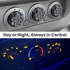 2nd Gen Tacoma Accessories AC Knob Upgrade - 2005,2006,2007,2008,2009,2010,2011,2012,2013,2014,2015 Tacoma Climate Control Dial Mods Set - 2nd Gen Tacoma Mods - for Toyota Interior Replacement Kit