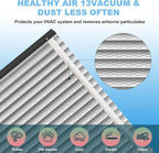 (2-Pack) 413 Replacement Filter Compatible with April-Aire Whole House Air Purifier 4400, 3413, 2416, 2413, 1610, 1413 MERV 10, Actual Size: 16.75" x 27.75" x 4", Nominal Size: 16''x28''x4''