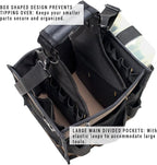 CLC Custom LeatherCraft 1528 Large Electrical and Maintenance Tool Carrier, Black