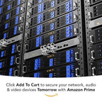 10-32 Rack Screws 50-Pack - Versatile Server Rack Accessories for Network Cabinets, Audio Mounts, Studs and Recording Studio Includes Nylon Washers. Perfect for Rackmounts
