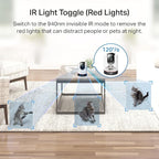 TP-Link Tapo 2K QHD Pan/Tilt Wi-Fi Camera | Apple HomeKit | Physical Privacy Mode | Color Night Vision | Motion Tracking | 2-Way Audio | Local/Cloud Storage | Works w/Alexa&Google Home | (Tapo C225)