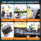 T104M Mechanical Timer Switch Mechanism Only, Heavy-Duty Timer Switch for Pool Pumps, 120V 40A DPST, 24-Hour 12 ON/Off Cycles - for Lights, Water Heaters, Fans, HVAC Systems