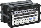 Gator Cases Pro Series Rotationally Molded 6U Rack Case with Shallow 13" Depth, Made in USA (G-PRO-6U-13)
