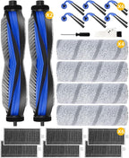 X11 OmniCyclone Replacement Parts for Ecovacs Deebot Vacuum Cleaner;X11 OmniCyclone Accessory set include: 2 Main Brush, 4 Mop Roller, 6 Side Brush, 6 HEPA Filter-20pcs