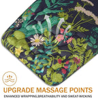 BOCHEERY Ergonomic Mouse Pad Wrist Support,Upgrade Mousepad with Massage Design,Non-Slip PU Base Desktop Mouse Pads for Pain Relief, Computer, Office & Home,12 x 8 in（F-Midnight Floral）