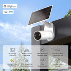Tapo MagCam 4K Outdoor Wireless Security Camera – Battery Power with Solar Charging, Magnetic Mount, Person/Vehicle Detection, Subscription-Free Local or Optional Cloud, Works with Alexa, C460 KIT