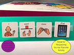 Smile4Autism Small 1.5"x1.5" Loose Visual Picture Cards, Receptive and Expressive Language, Speech Articulation Therapy, ASD, ADD, ADHD, Apraxia, & Stroke Patients. (Cartoon Icons 162 Pcs, Plastic)