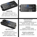 AccuBASS 2-Ch Line Out Converter Kit - LC2iPro Processor and 17ft Oxygen Free RCA Cable