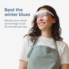 Luminette 3 Light Therapy Glasses - Wearable Light Therapy Lamp - Natural Relief for Sleep Problems, Seasonal Mood Disorders & Jet lag - Portable Daylight Lamp (Green)