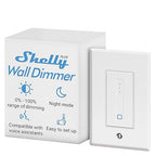 Shelly Plus Wall Dimmer UL | WiFi Smart Wall Dimmer Switch | Home Automation | Bluetooth Gateway | Compatible with Alexa, Home Assistant & Google | No Hub | Timer Schedule | Dimmable Lights
